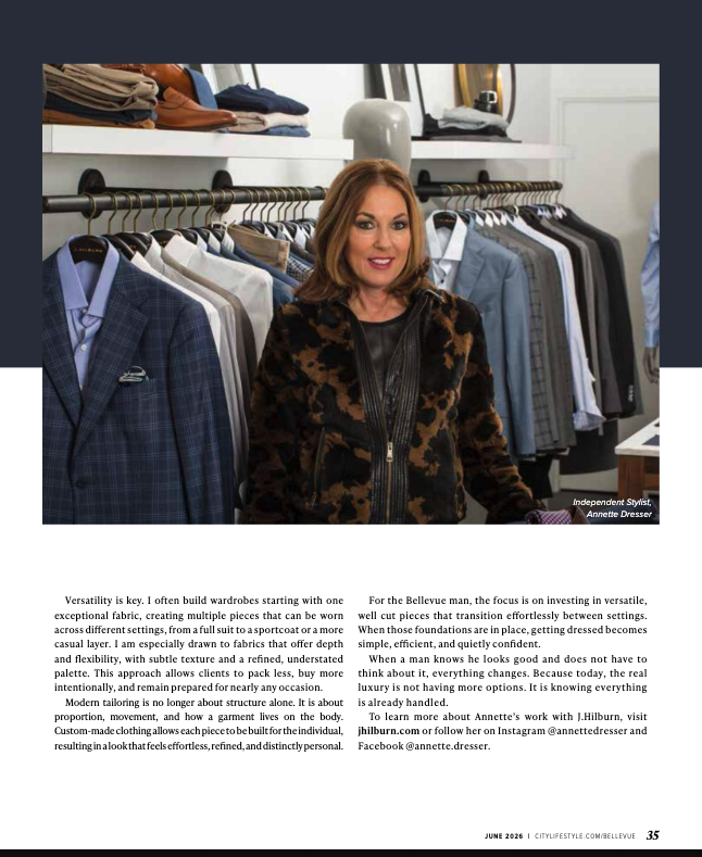 Annette Dresser in her Bellevue showroom